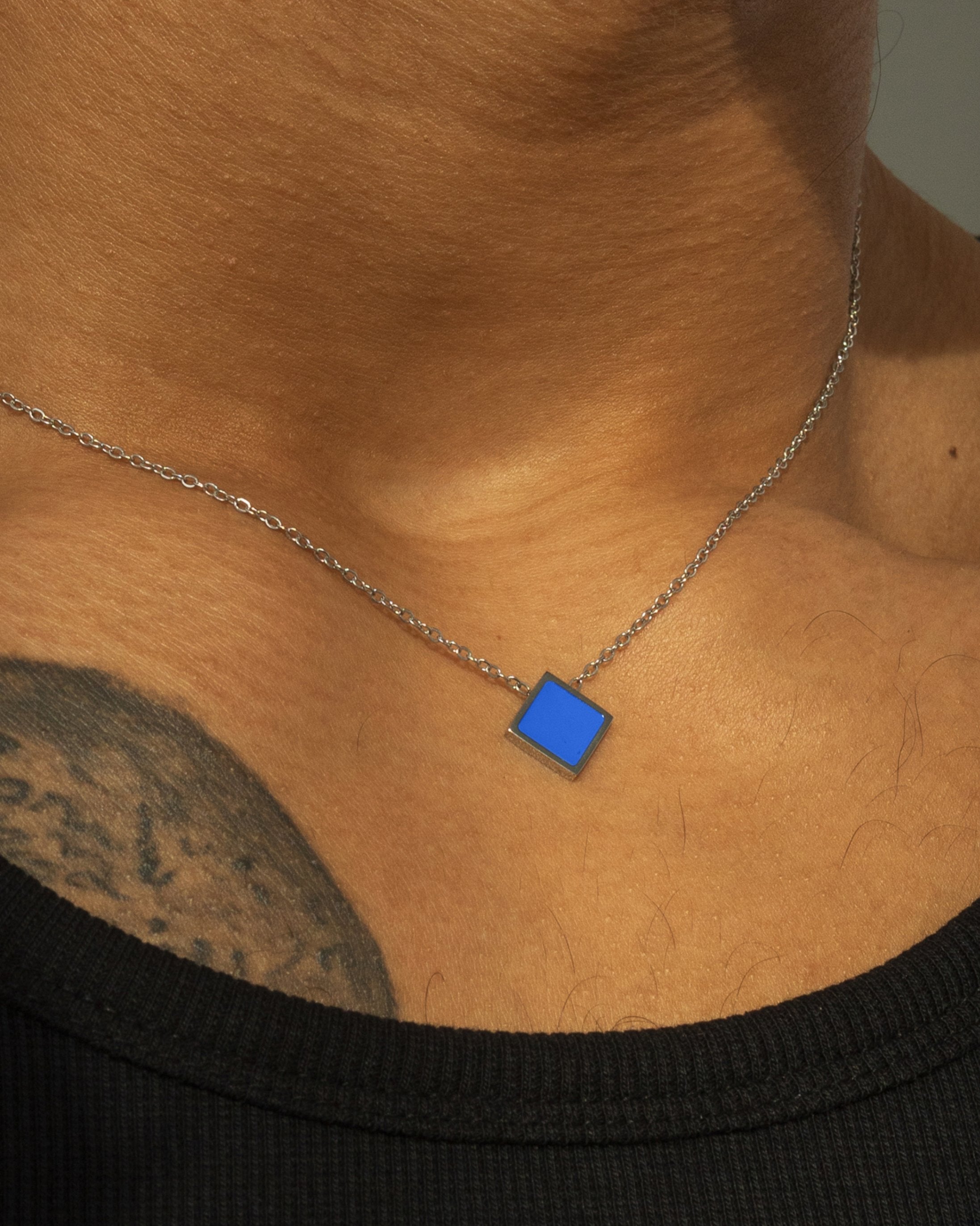 PRISM Single Halskette - Marine Blue